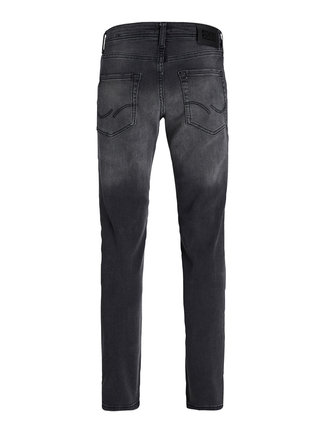 Jack & Jones JJIGLENN JJORIGINAL RA 898 BLACK Slim fit jeans For gutter -Black Denim - 12227877