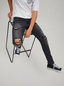 Jack & Jones JJIGLENN JJORIGINAL RA 898 BLACK Slim fit jeans Voor jongens -Black Denim - 12227877