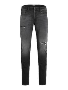 Jack & Jones JJIGLENN JJICON GE 622 I.K Slim fit jeans For boys -Black Denim - 12227885