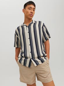 Jack & Jones Relaxed Fit Hawaii-Hemd -Moonbeam - 12227973