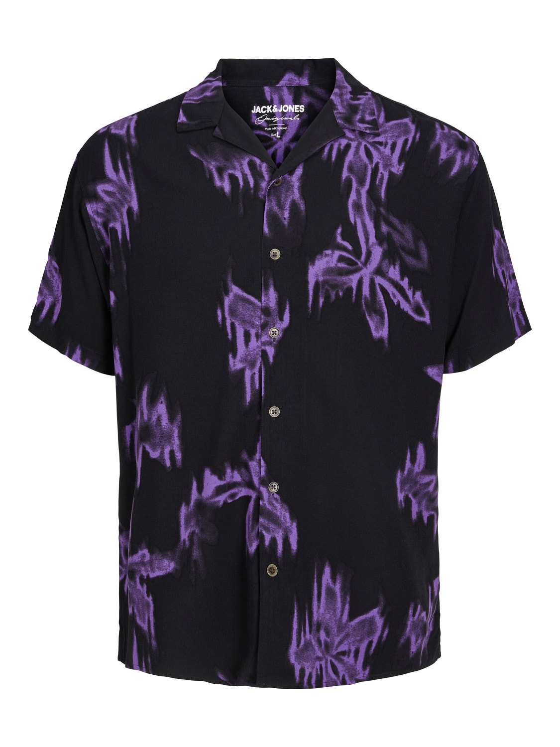 Jack & Jones Regular Fit Resort shirt -Black - 12228022