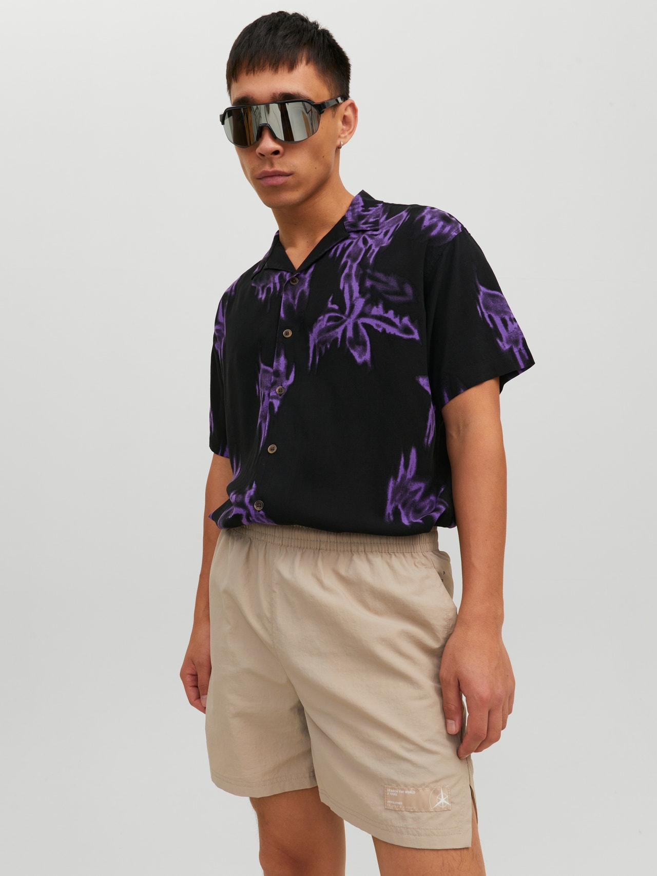 Jack & Jones Regular Fit Resort shirt -Black - 12228022