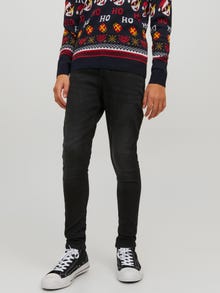 Jack & Jones JJILIAM JJORIGINAL MF 803 I.K Jean Skinny fit Para meninos -Black Denim - 12228064