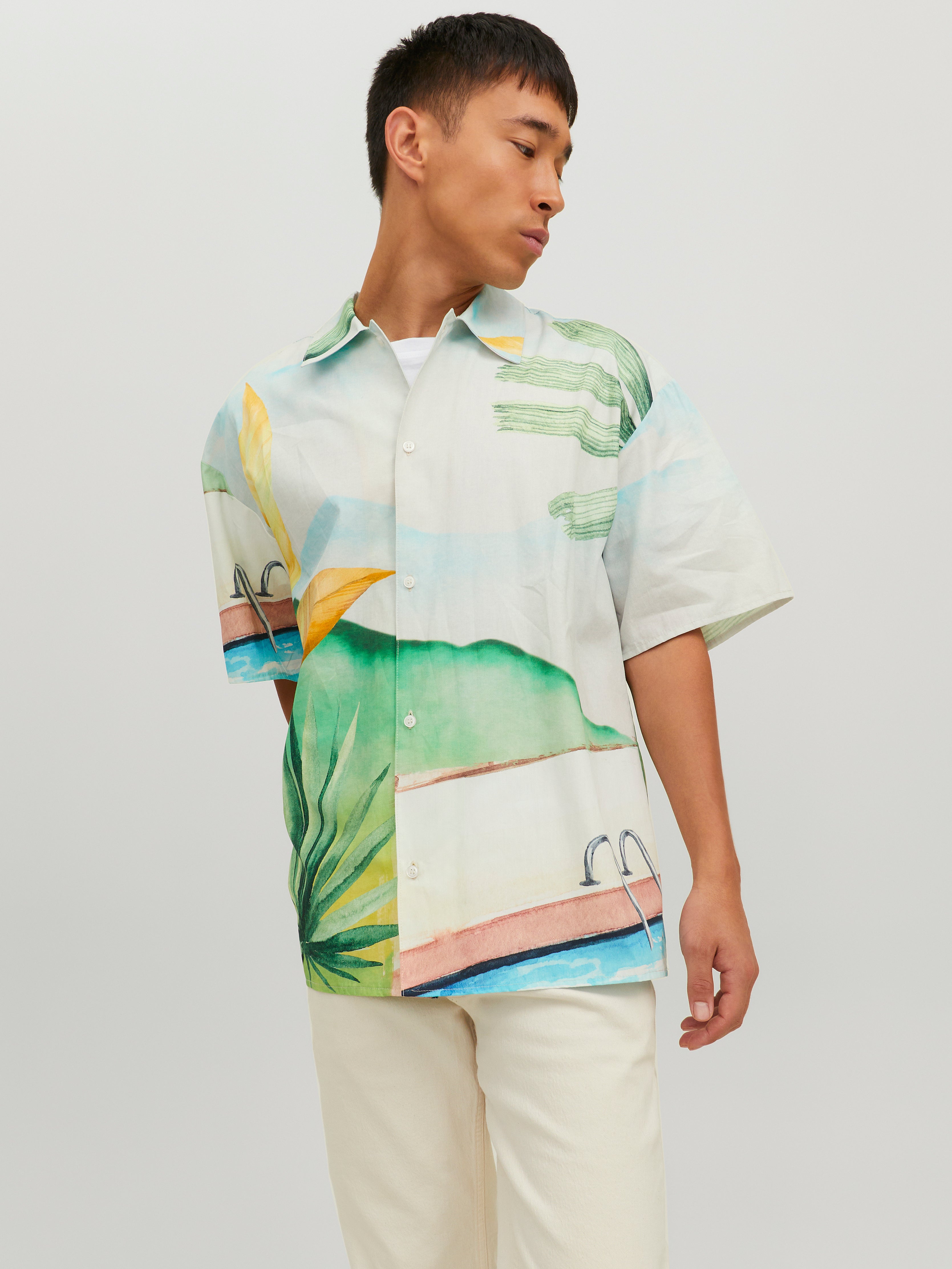 Regular Fit Hawaii-hemd