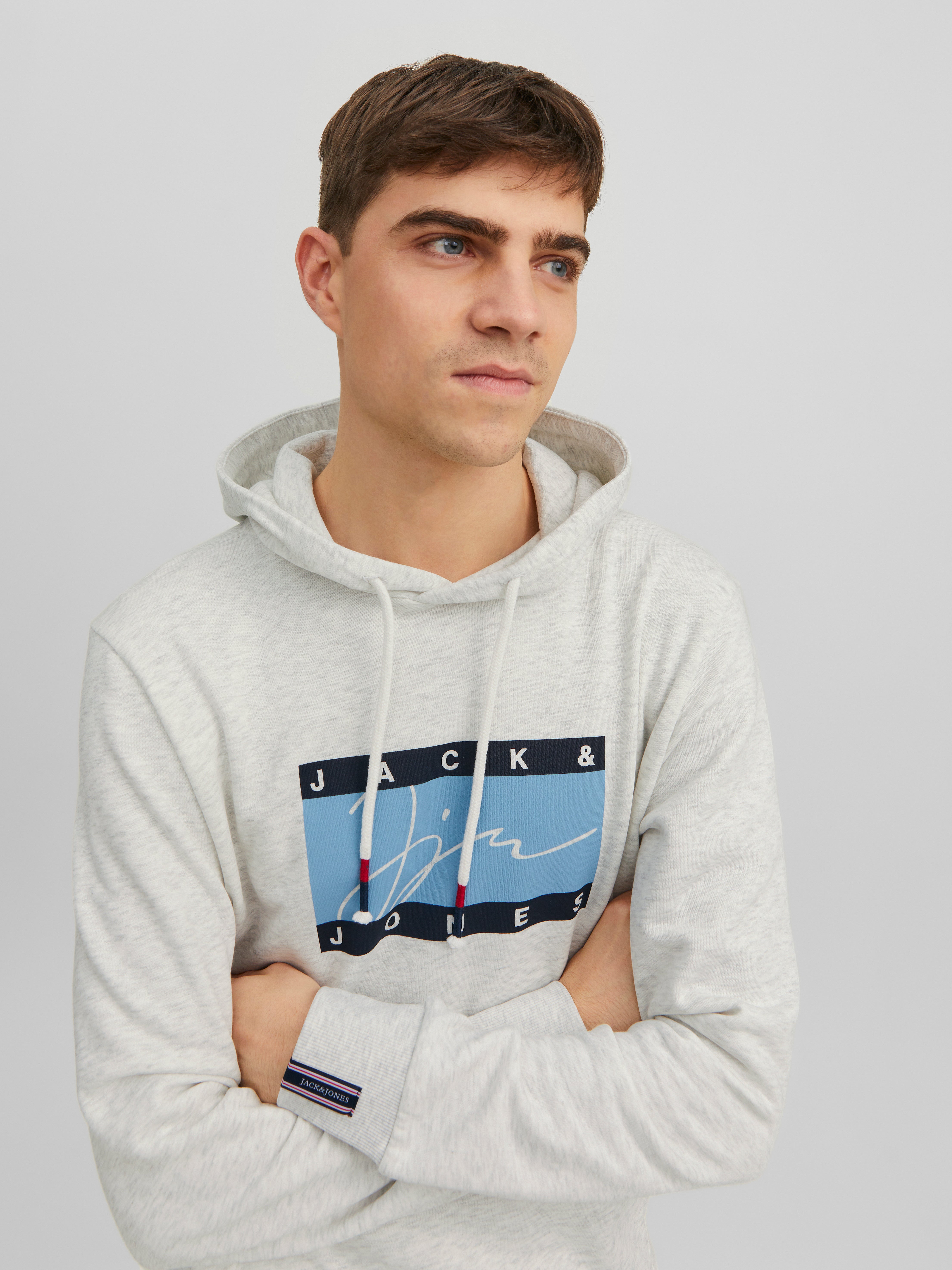 Jack and best sale jones white hoodie