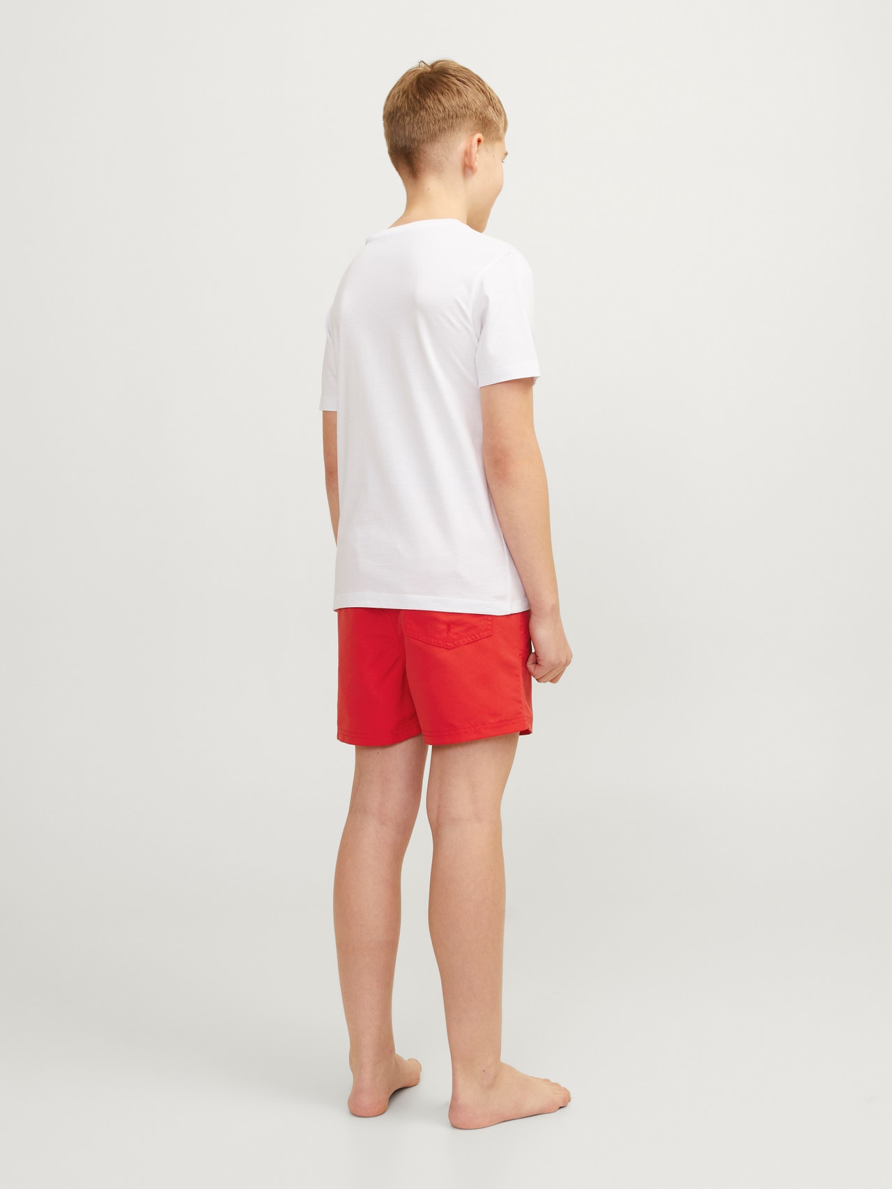 Jack & Jones Regular Fit Badehose Für jungs -True Red - 12228535