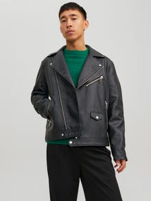 Jack & Jones Faux leather jacket -Black - 12228699