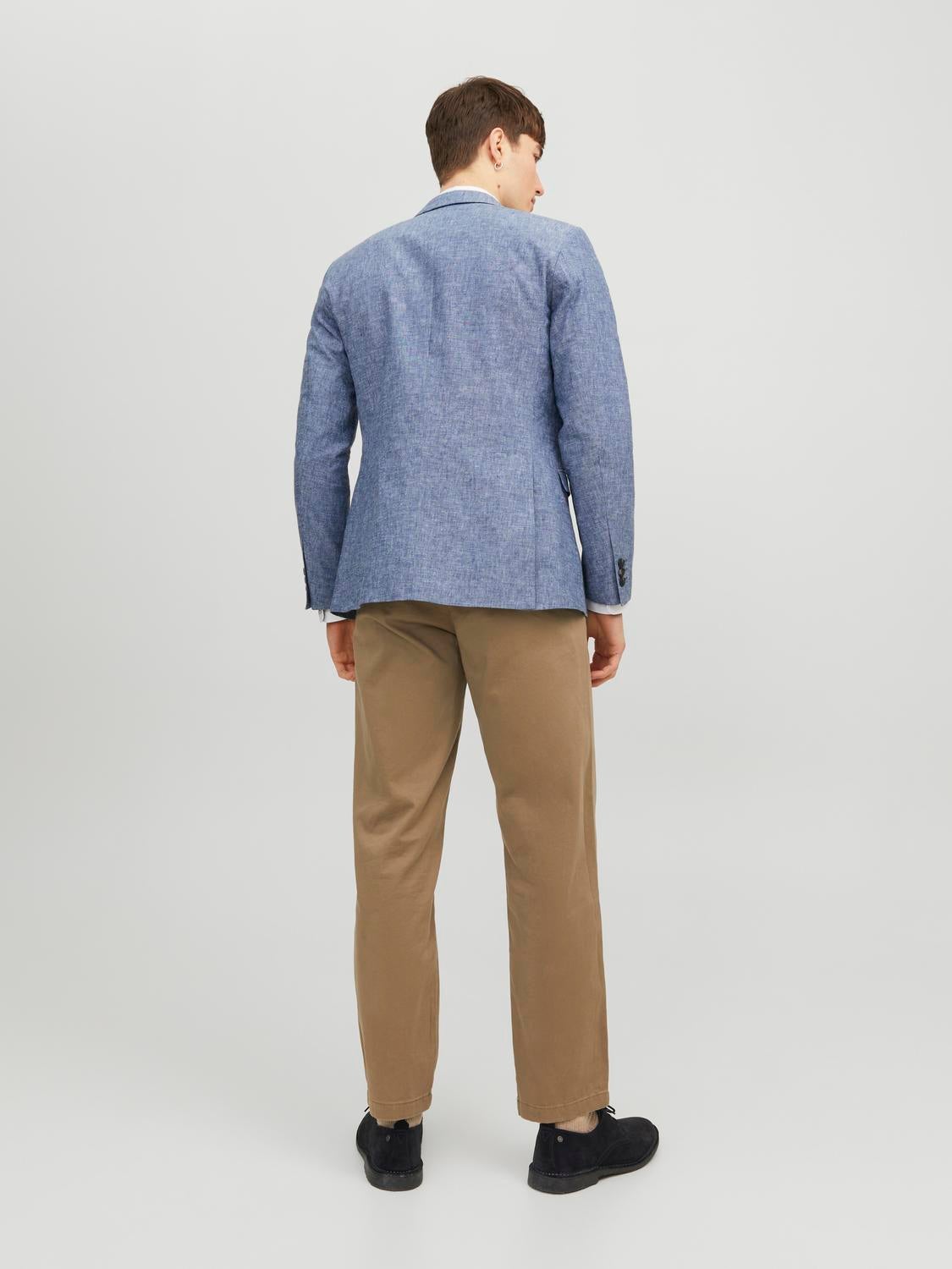 JPRRIVIERA Slim Fit Blazer | Medium Blue | Jack & Jones®