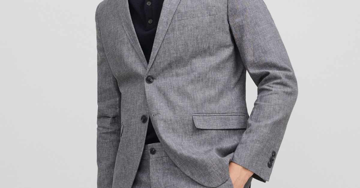 JL Zipper Blazer - Dark Grey
