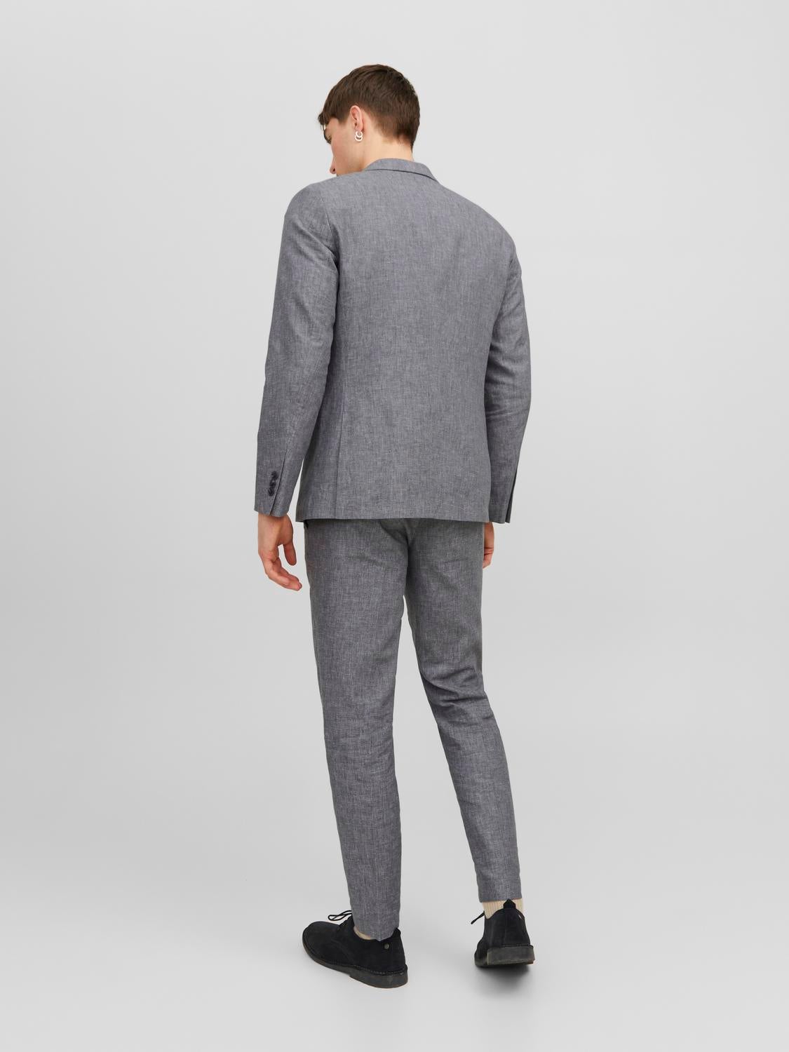 Jack and jones grey on sale blazer