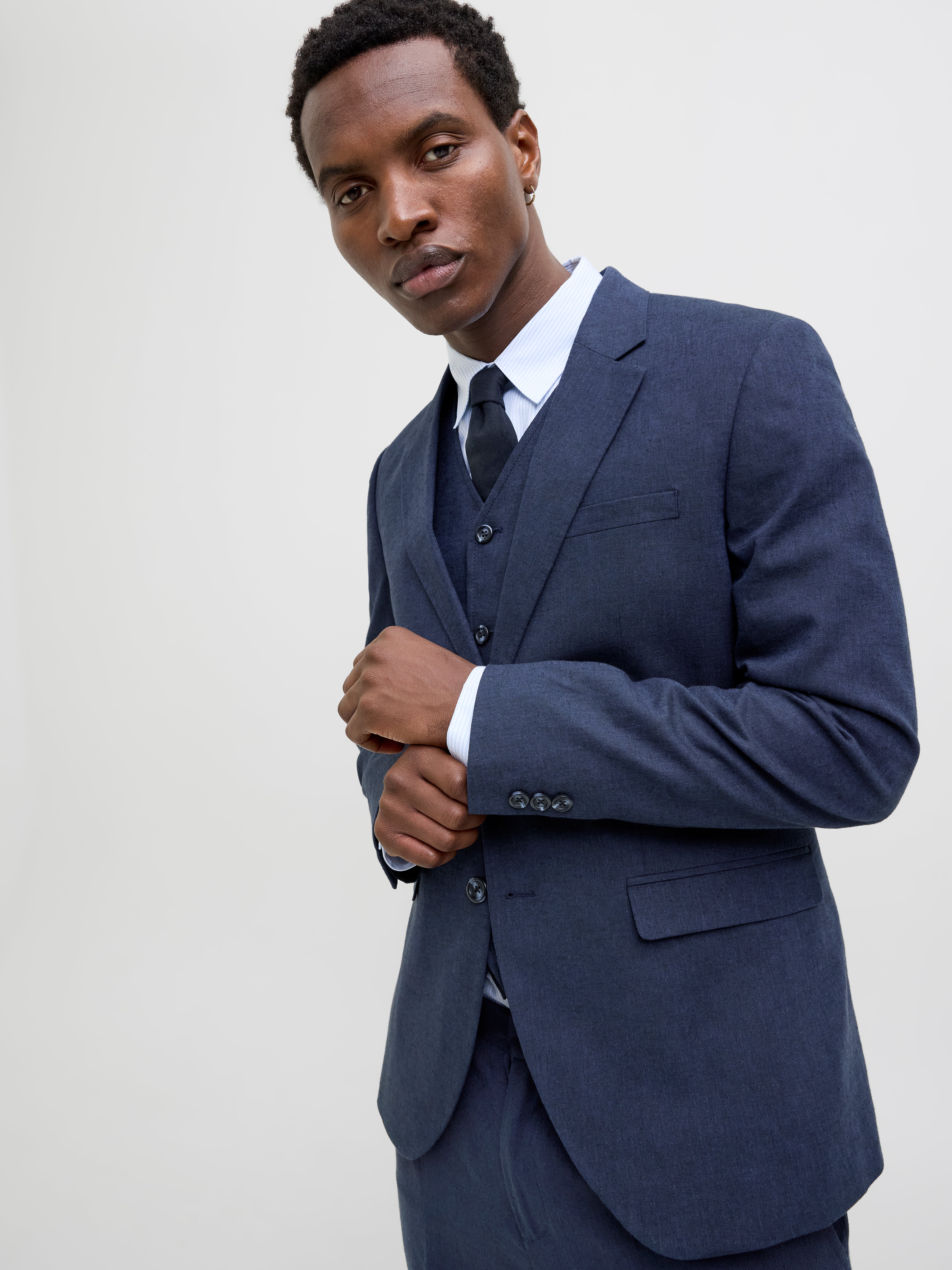 Jack & Jones JPRRIVIERA Slim Fit Blazer -Dark Navy - 12228721