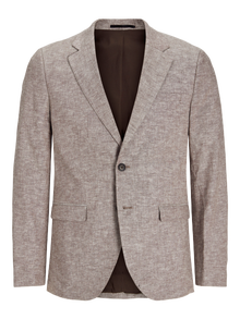Jack & Jones JPRRIVIERA Slim Fit Blazer -Coffee Quartz - 12228721