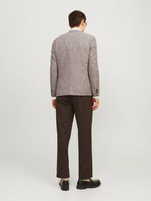 Jack & Jones JPRRIVIERA Slim Fit Blazer -Coffee Quartz - 12228721