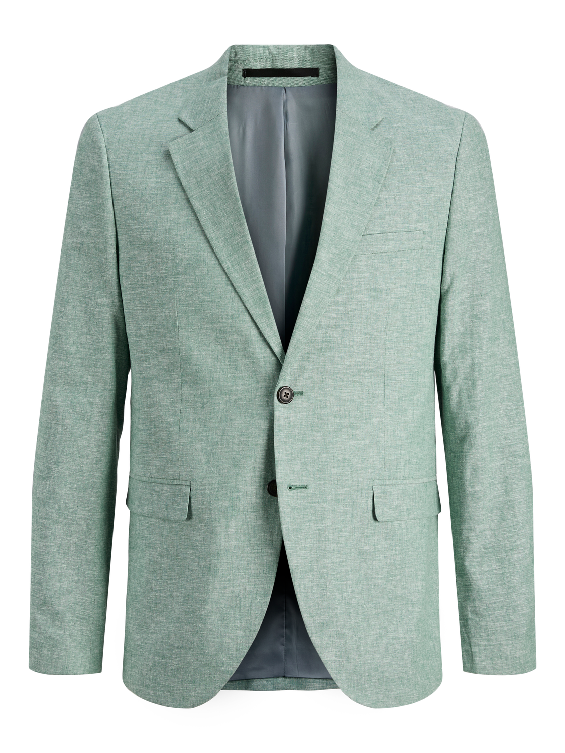 Jack & Jones Slim Fit Innskårede jakkeslag Blazer -Bottle Green - 12228721