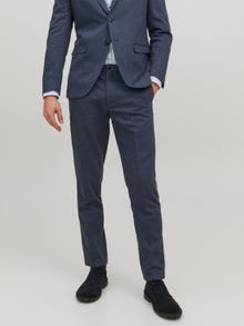 Jack & Jones JPRRIVIERA Slim Fit Tailored Trousers -Navy Blazer - 12228724