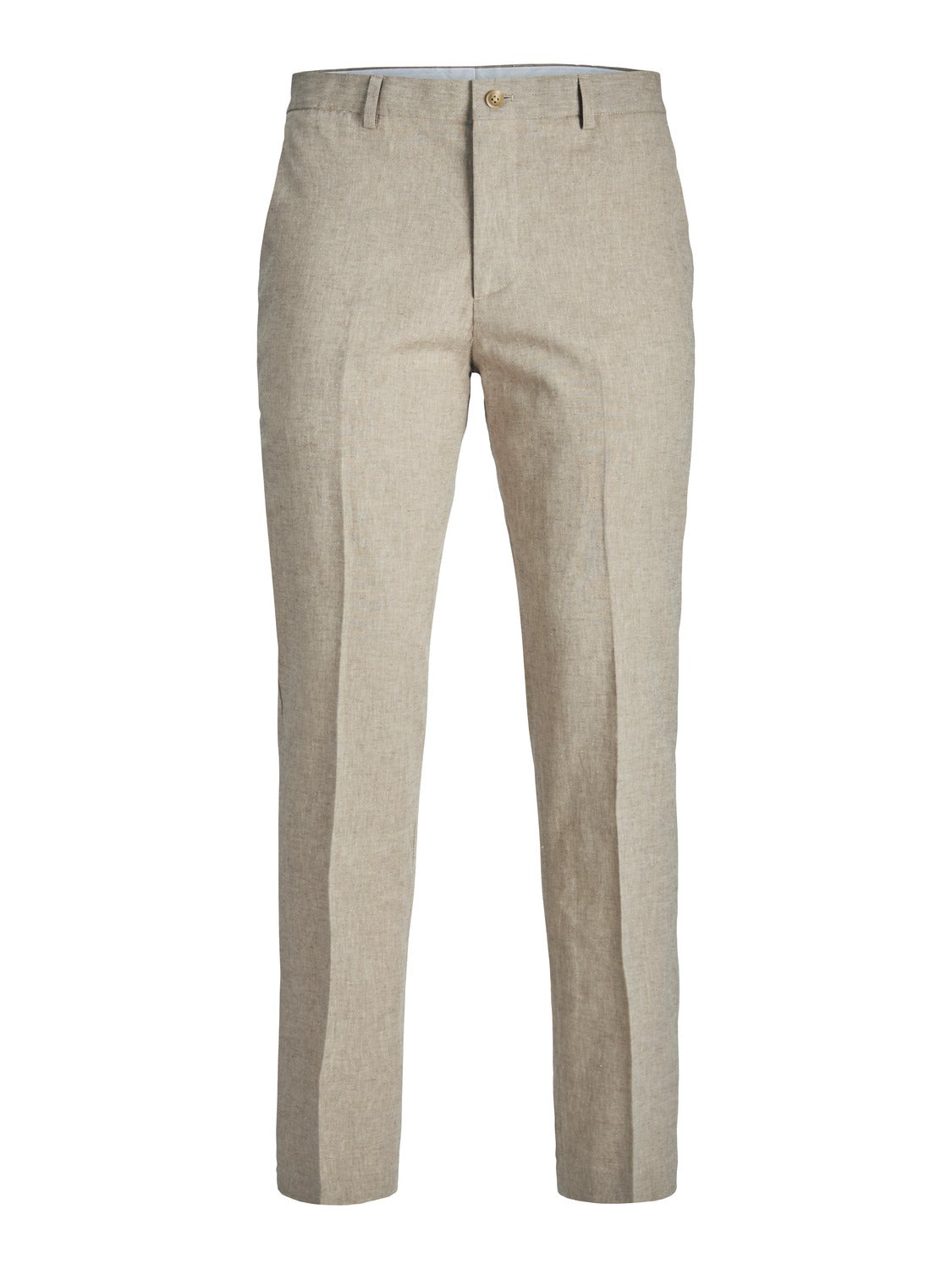 Dobell Blue Herringbone Slim Fit Suit Pants | Dobell