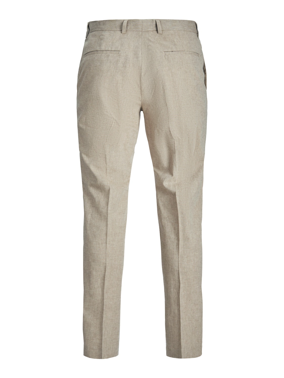 Dickins & Jones Women's Beige/Khaki Cotton Stretch Pants Trousers