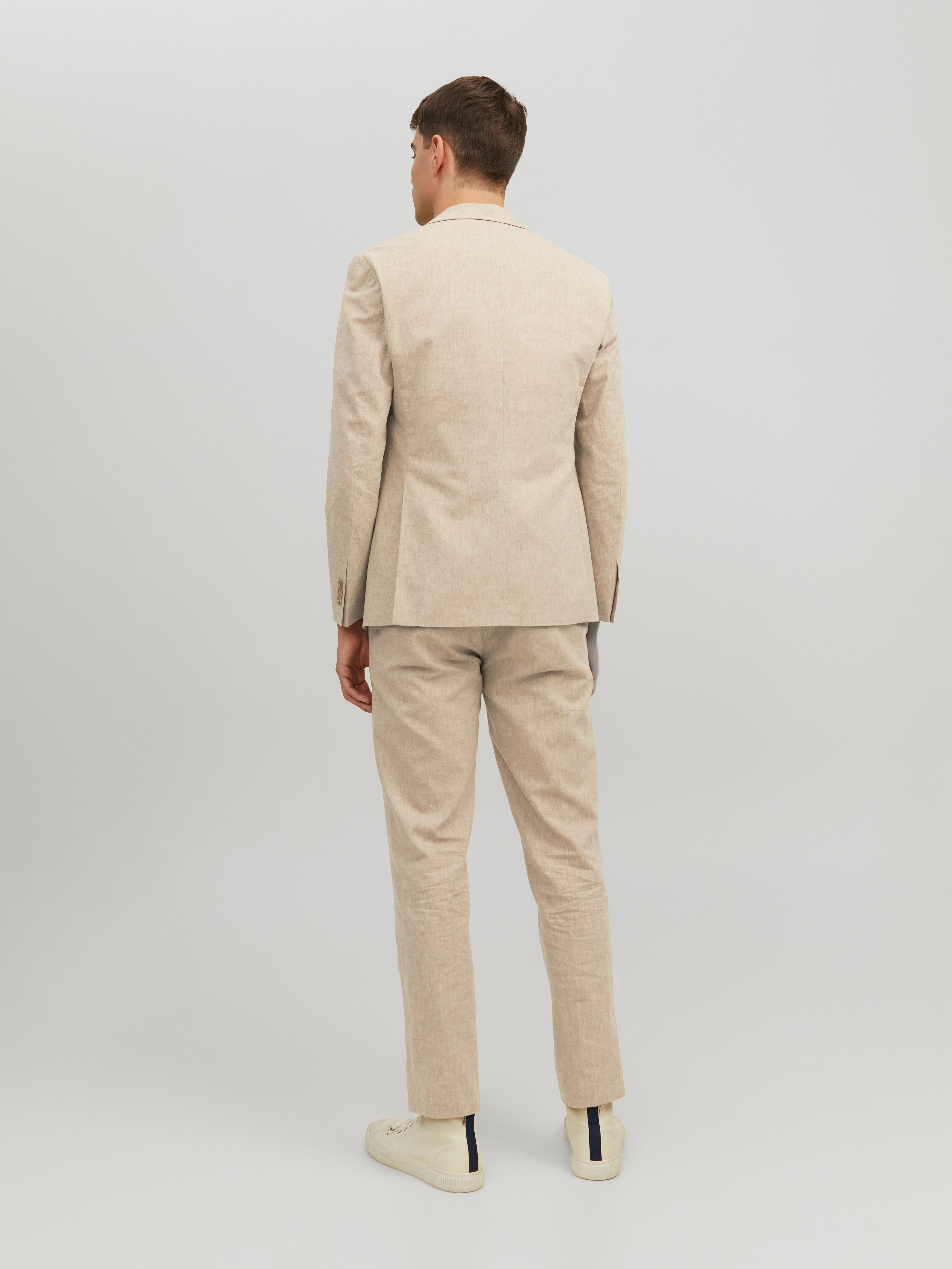 100% linen suit trousers - Men | Mango Man USA