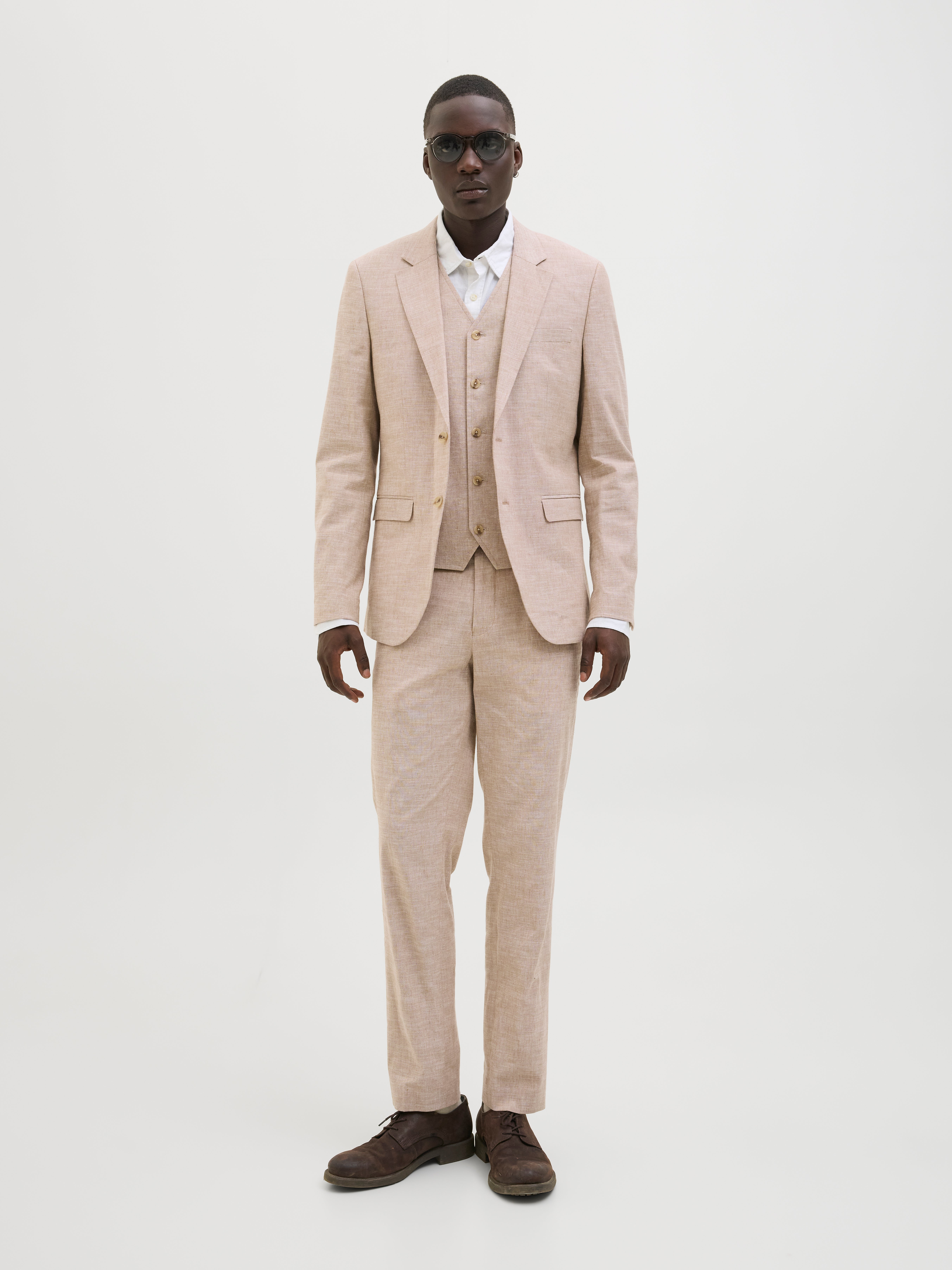 JPRRIVIERA Slim Fit Anzughose Beige Jack Jones®