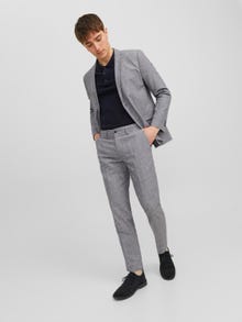 Jack & Jones JPRRIVIERA Pantalons de tailleur Slim Fit -Light Grey Melange - 12228724