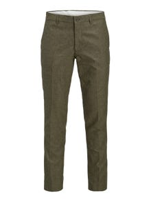 Jack & Jones JPRRIVIERA Slim Fit Tailored Trousers -Olive Night - 12228724