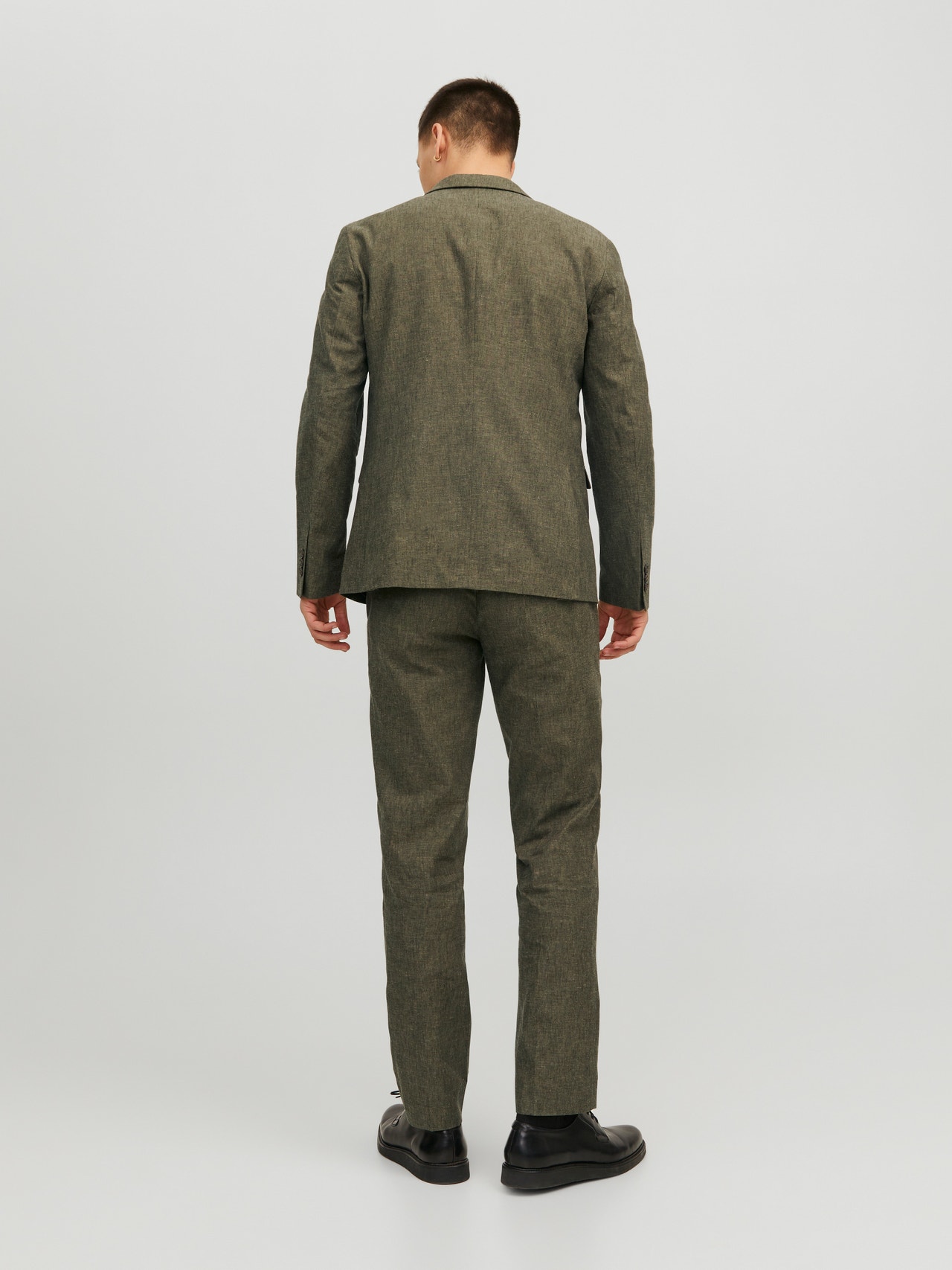 Jack & Jones JPRRIVIERA Slim Fit Tailored Trousers -Olive Night - 12228724