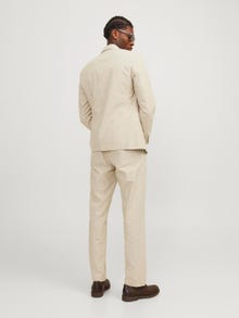 Jack & Jones JPRRIVIERA Slim Fit Tailored bukser -Travertine - 12228724