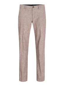 Jack & Jones JPRRIVIERA Pantalons de tailleur Slim Fit -Coffee Quartz - 12228724