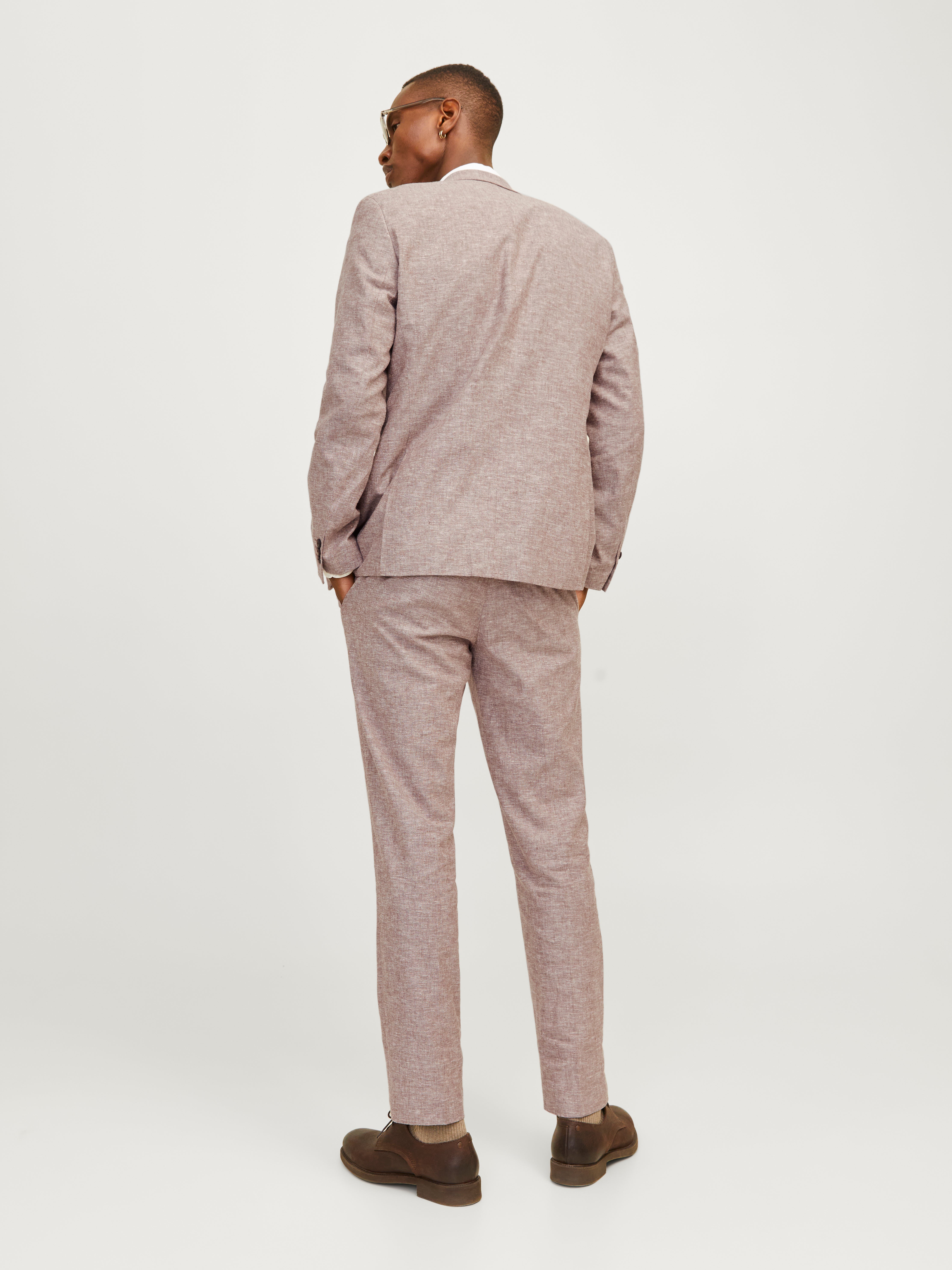 Jack & Jones JPRRIVIERA Slim Fit Skräddarsydda byxor -Coffee Quartz - 12228724