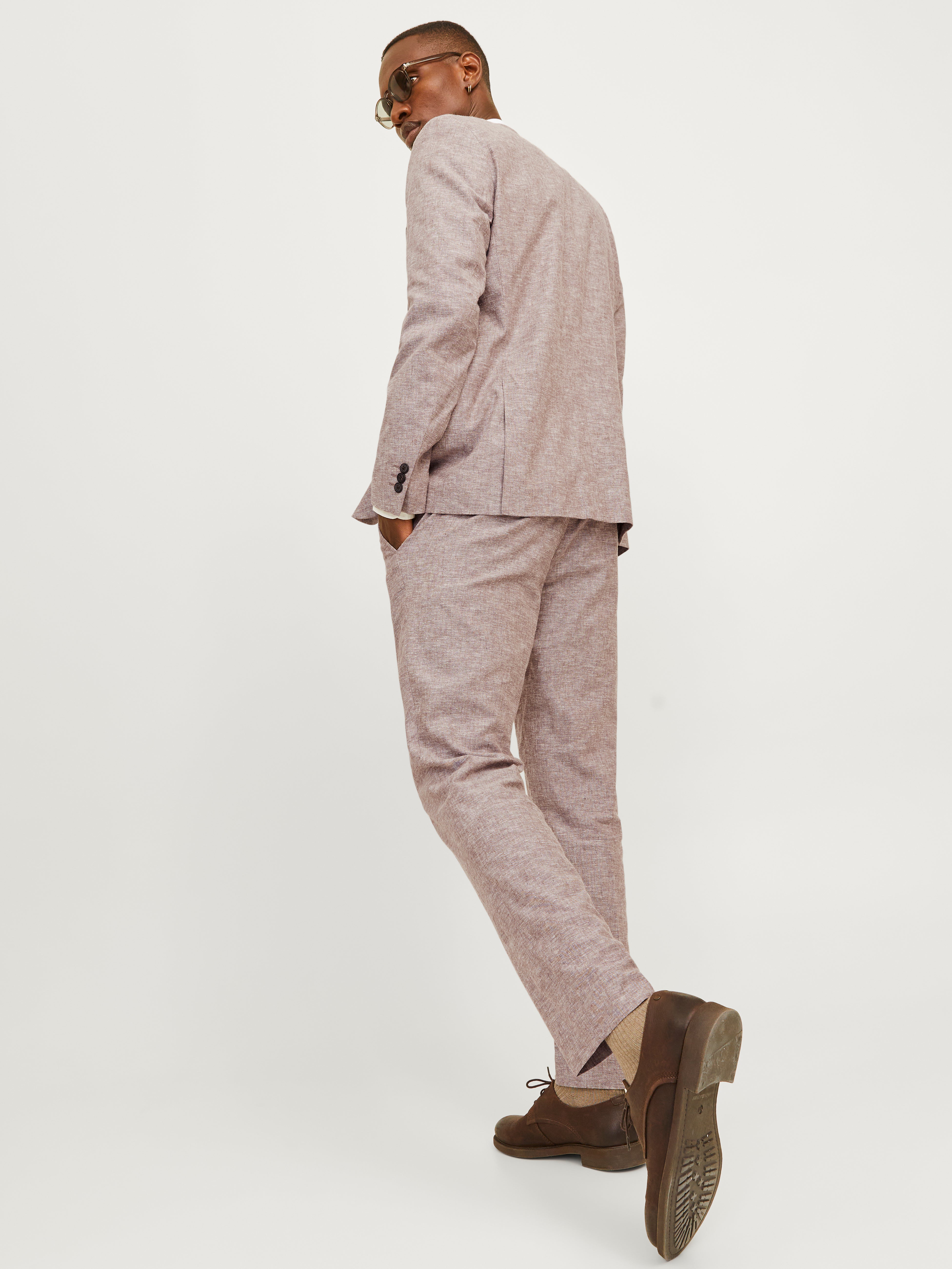 Jack & Jones JPRRIVIERA Slim Fit Anzughose -Coffee Quartz - 12228724