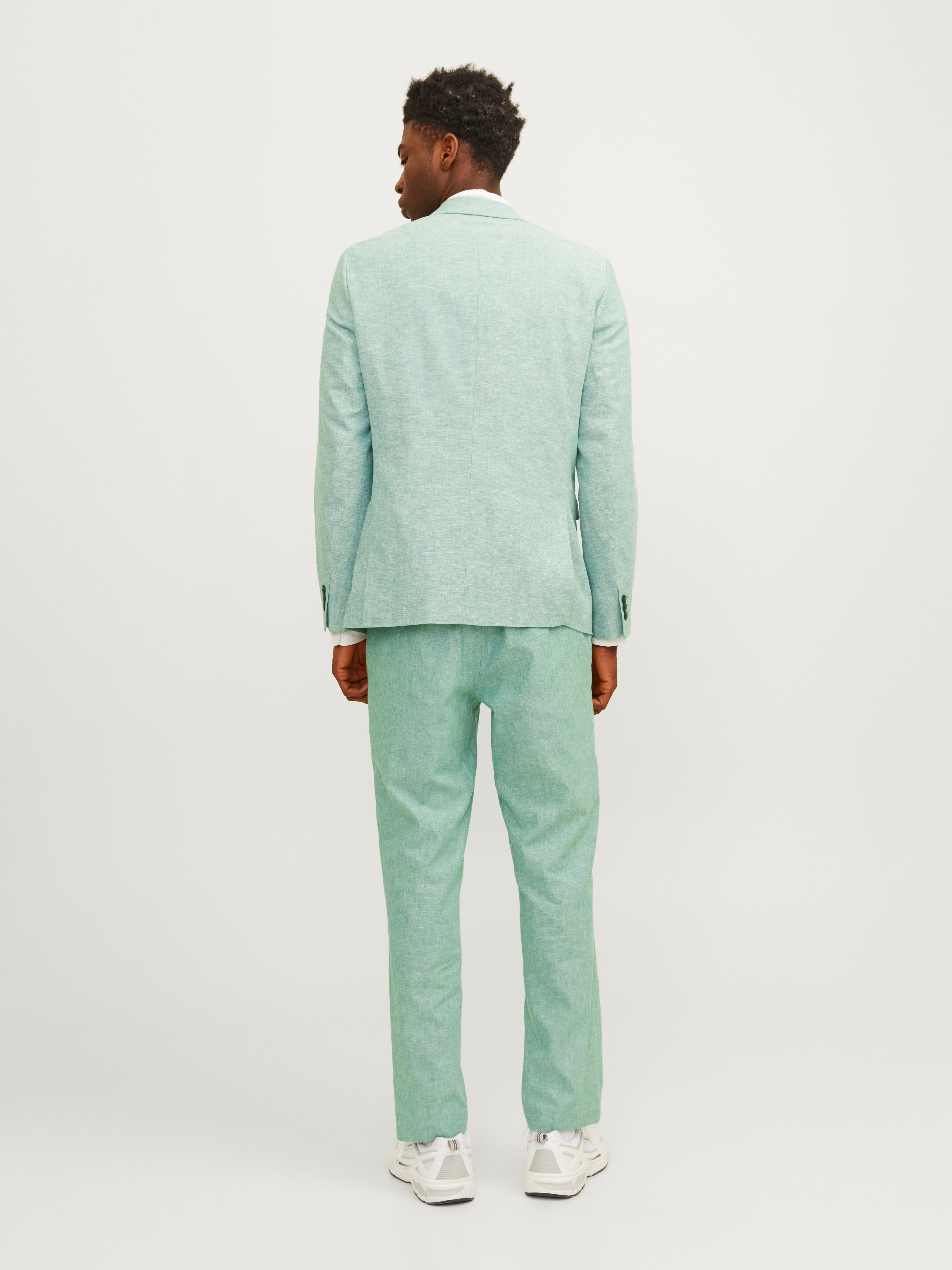 Jack & Jones JPRRIVIERA Slim Fit Tailored Trousers -Bottle Green - 12228724