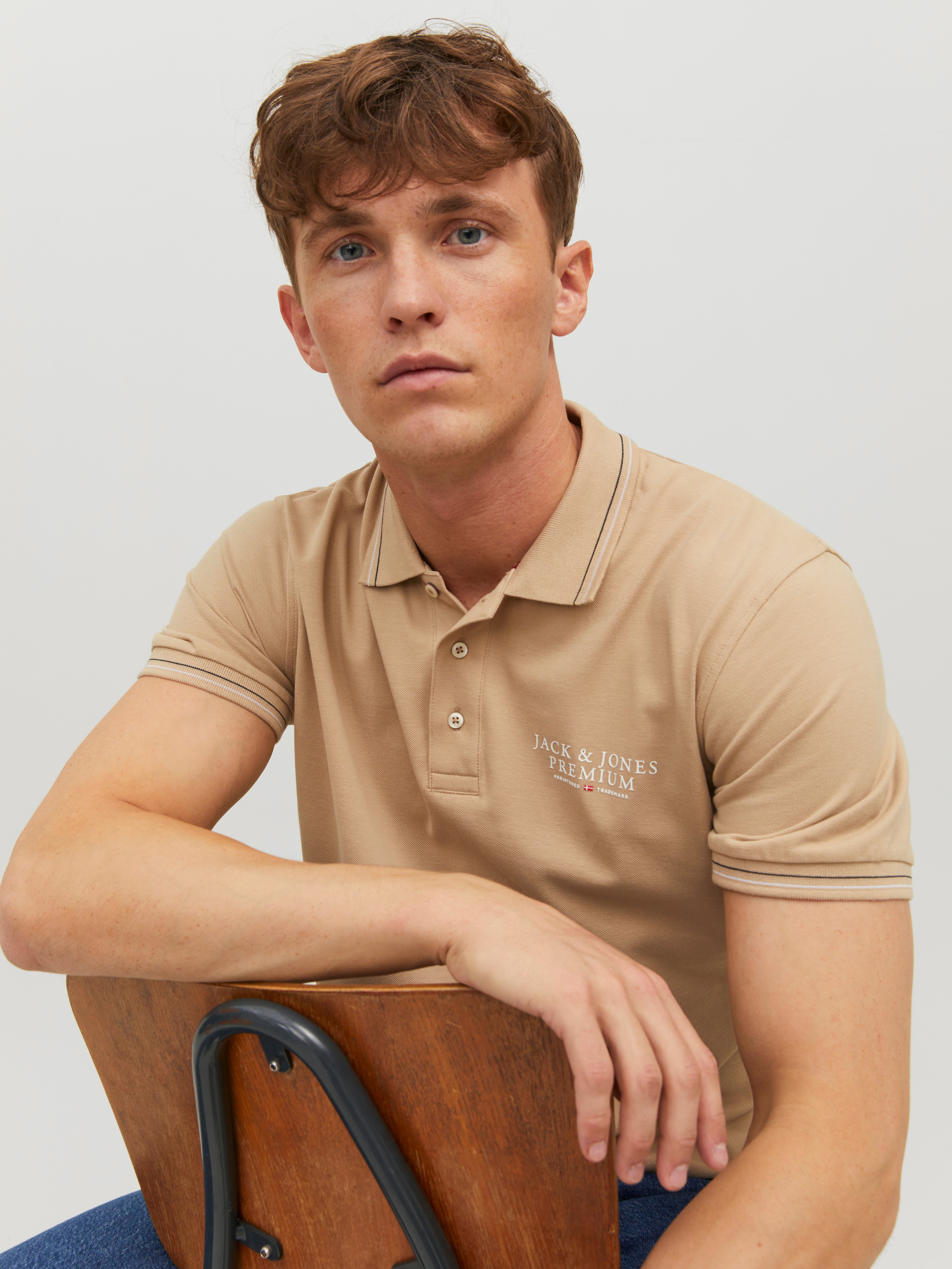 Jack jones 2024 premium polo shirt