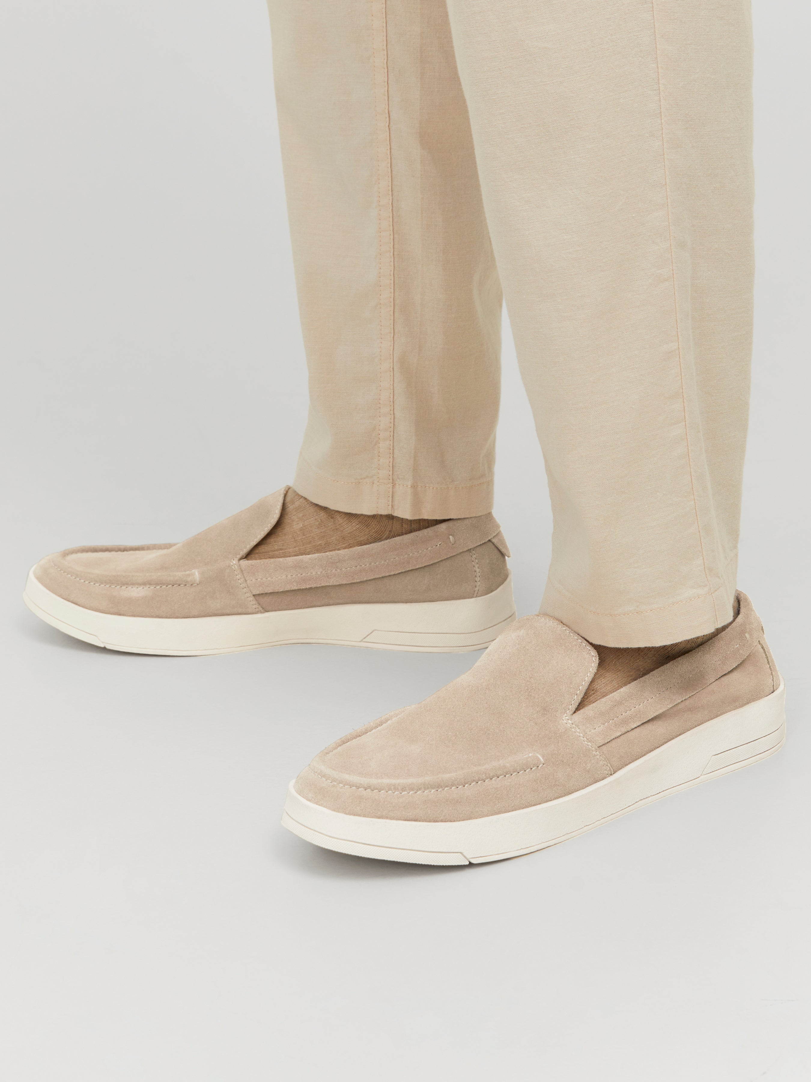 Suede Loafer Beige Jack Jones