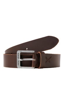 Jack & Jones Leather Belt -Brown Stone - 12228996