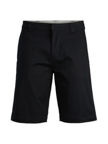 Jack & Jones Regular Fit Chino shorts For boys -Black - 12229017