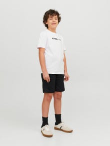 Jack & Jones Regular Fit Chino shorts For boys -Black - 12229017