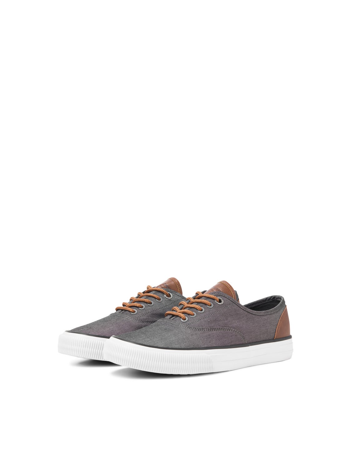 Canvas Trainers Medium Grey Jack Jones