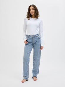JJXX JXSEOUL STRAIGHT MW C3003 RCY DNM NOOS -Light Blue Denim - 12229033
