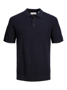 Jack & Jones Plain Polo -Maritime Blue - 12229039