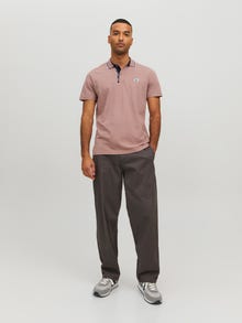 Jack & Jones Logo Klasický límec Tričko -Twilight Mauve - 12229382