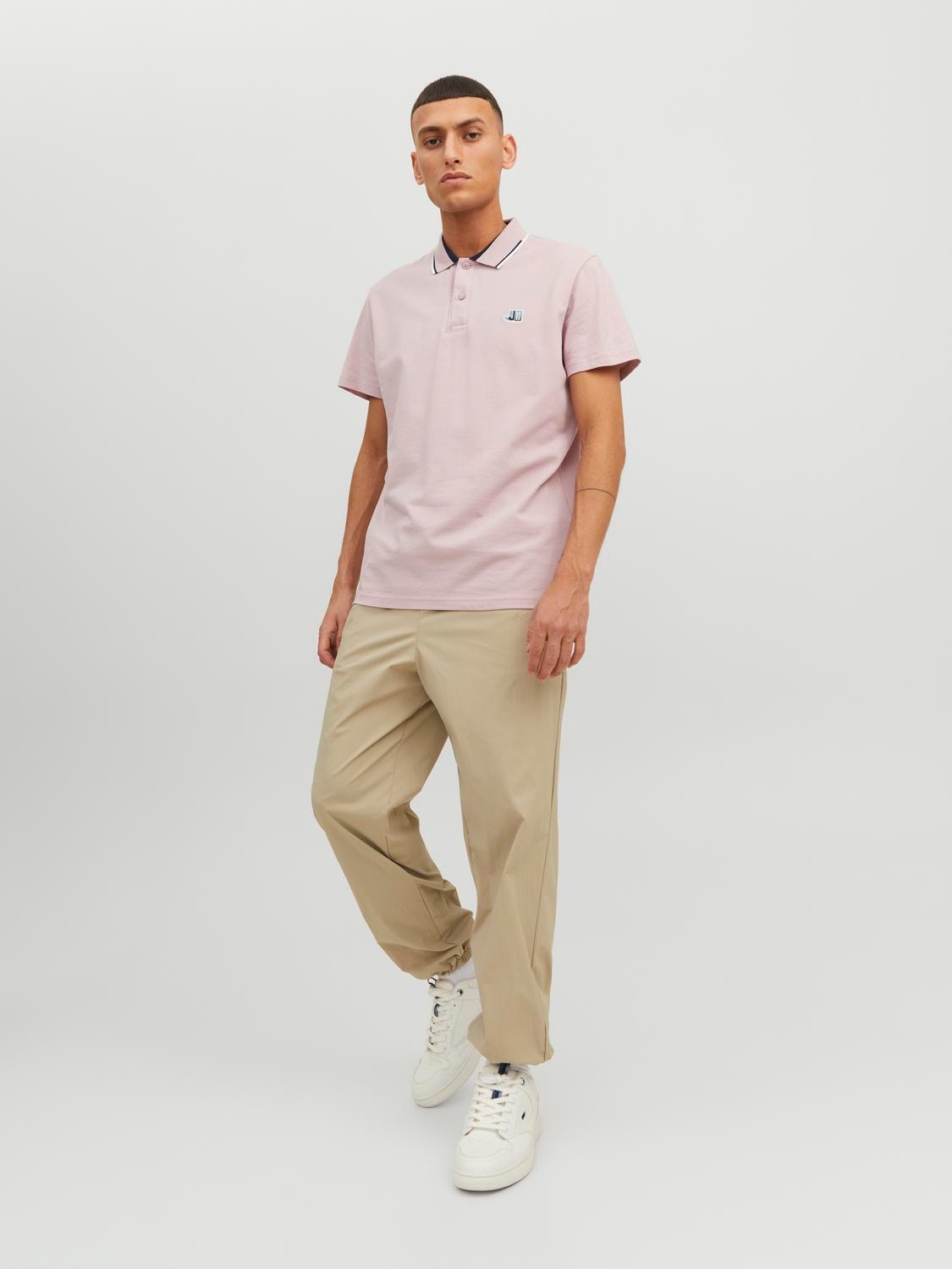 Jack & Jones Logo Hemdkragen Polo -Violet Ice - 12229382