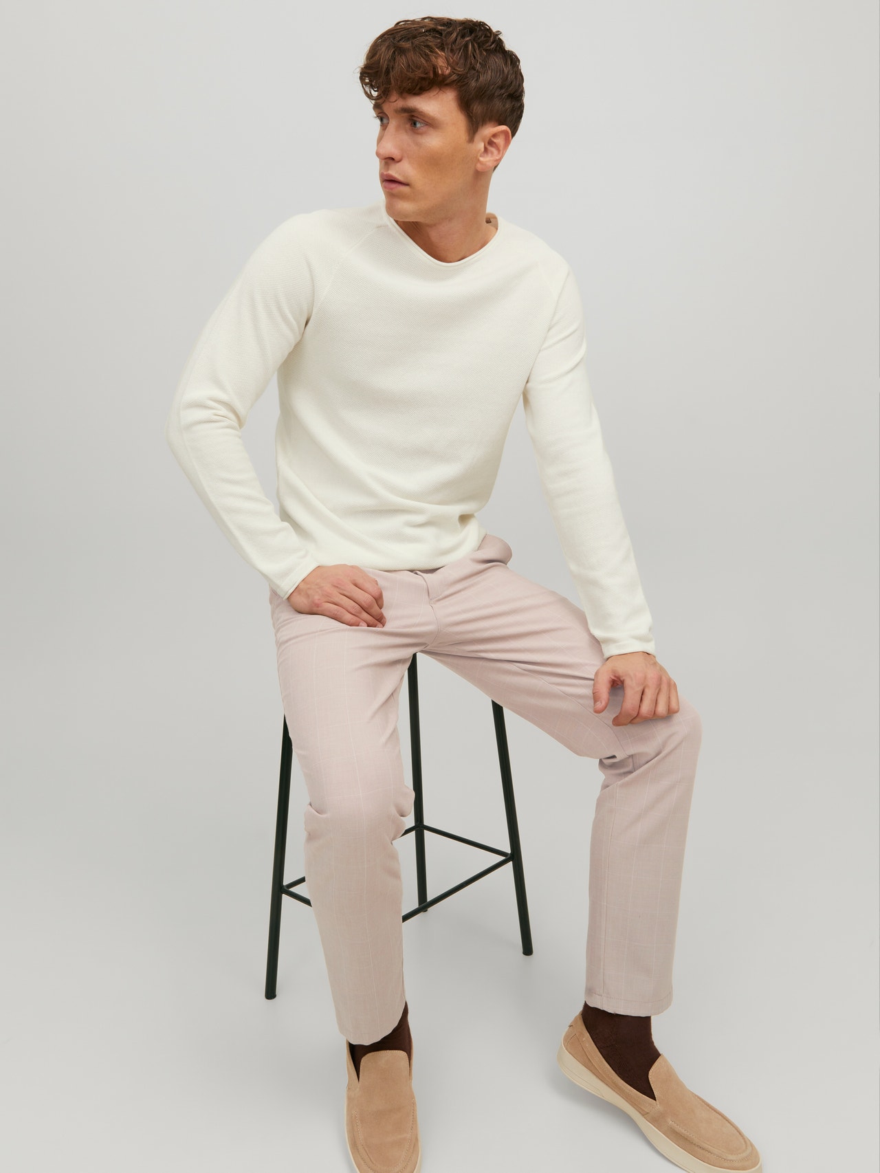 Jack & Jones Regular Fit Chino kelnės -Beige - 12229389