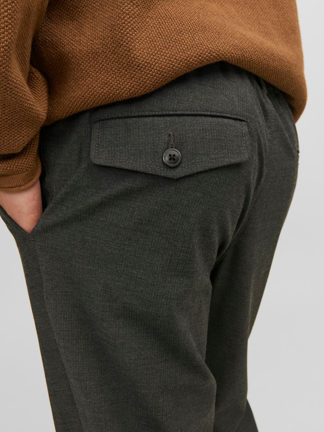 Jack & Jones Pantaloni chino Regular Fit -Dark Grey - 12229389