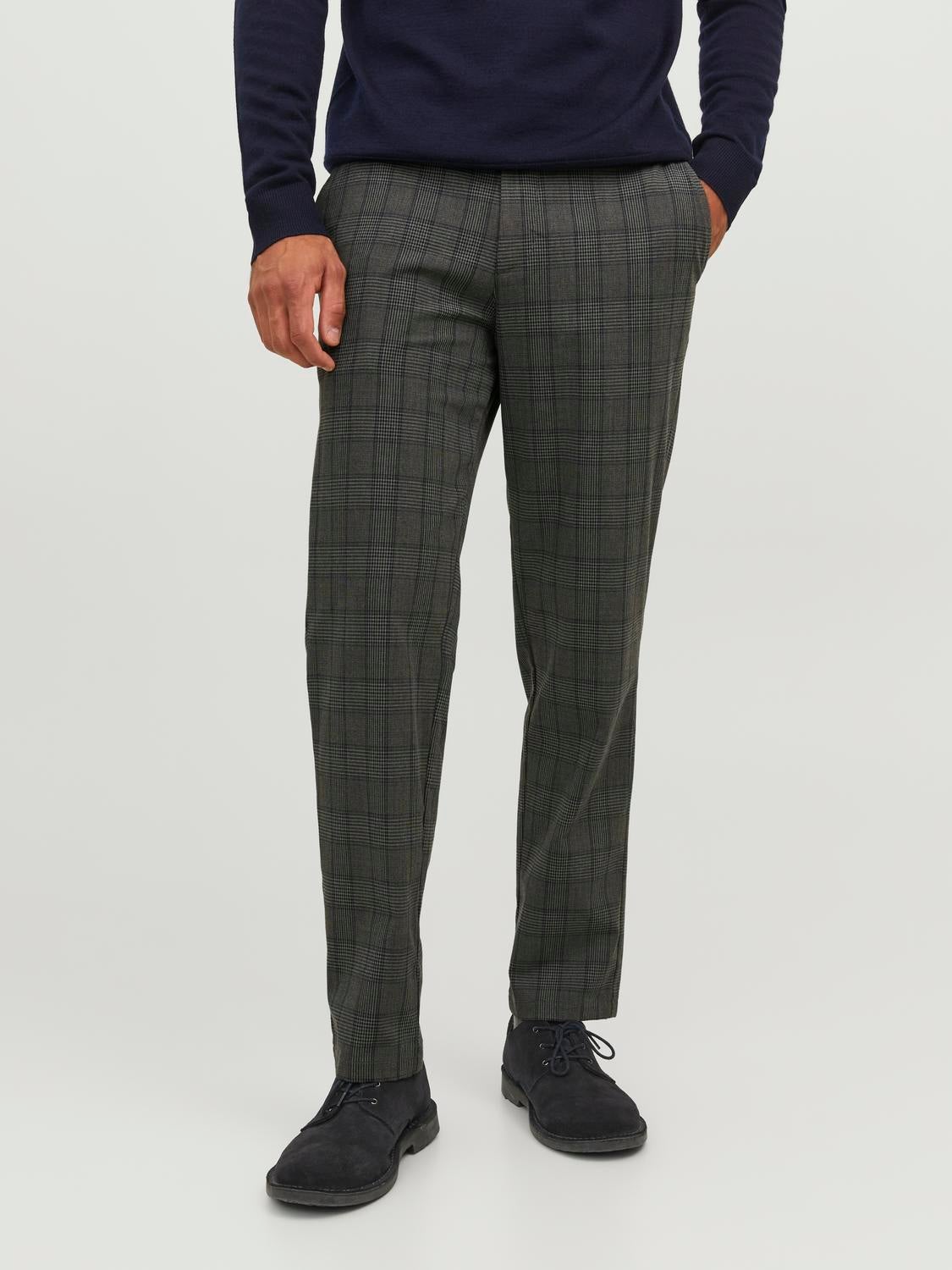Baltic Sea Blue with Tuna Navy Blue Checkered Wool Rich Pant | Double  breasted suit, Blue checkered, Double breasted