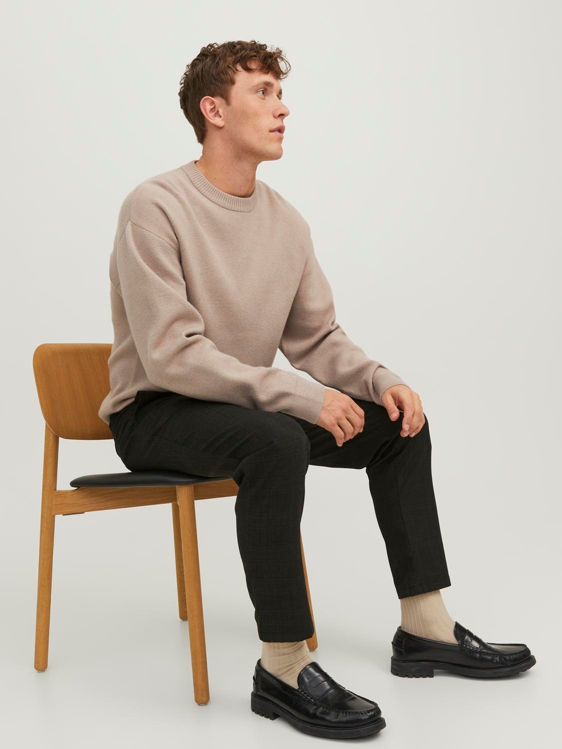 Jack & Jones Regular Fit Szövetnadrág -Mulch - 12229389