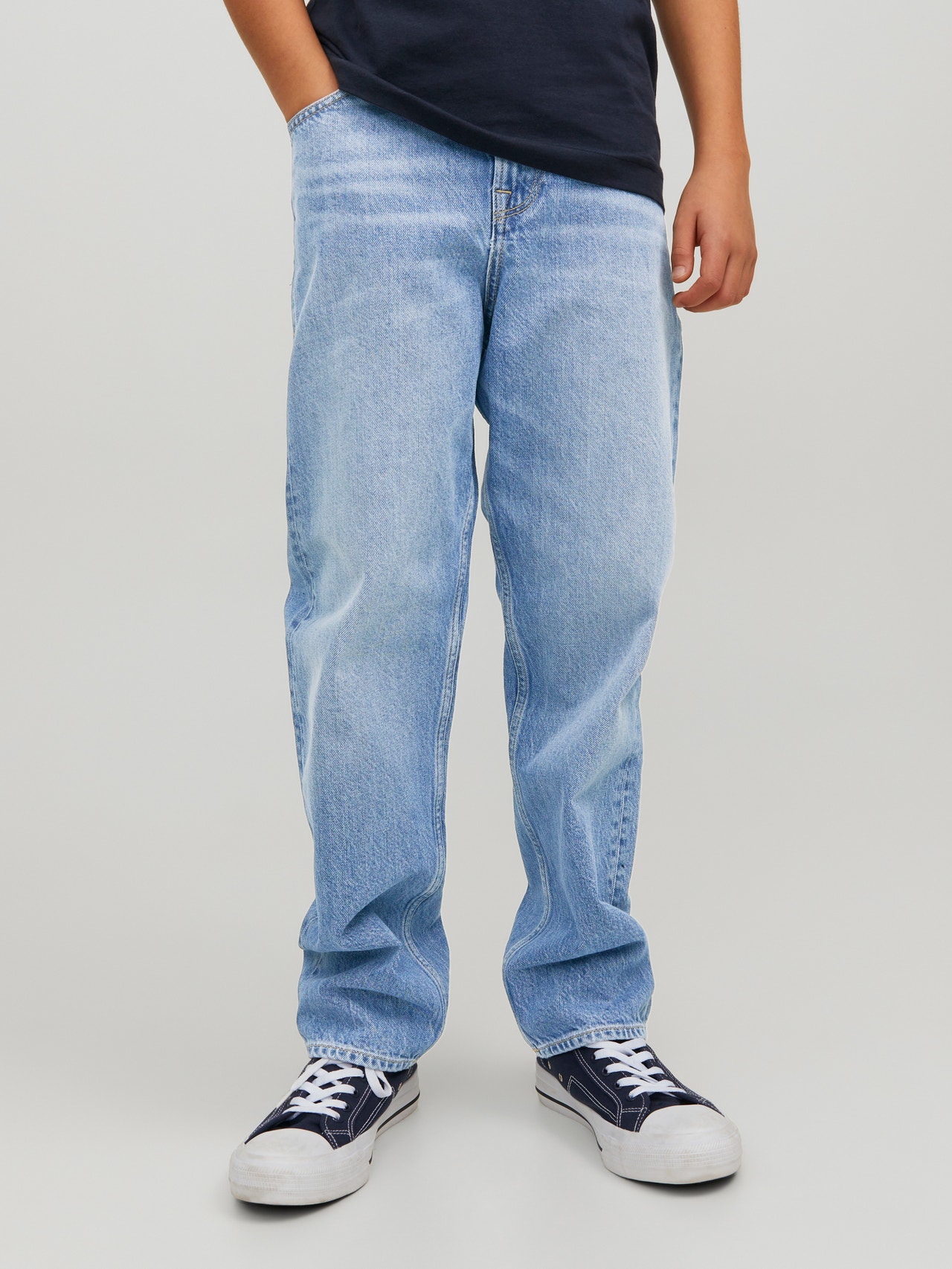 Jack & Jones JJICHRIS JJORIGINAL CJ 920 Relaxed Fit Jeans For boys -Blue Denim - 12229486