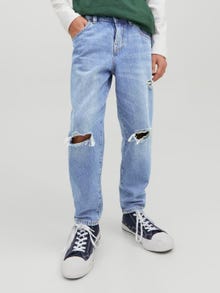 Jack & Jones JJIFRANK JJLEEN MF 156 SN Tapered fit jeans For boys -Blue Denim - 12229495