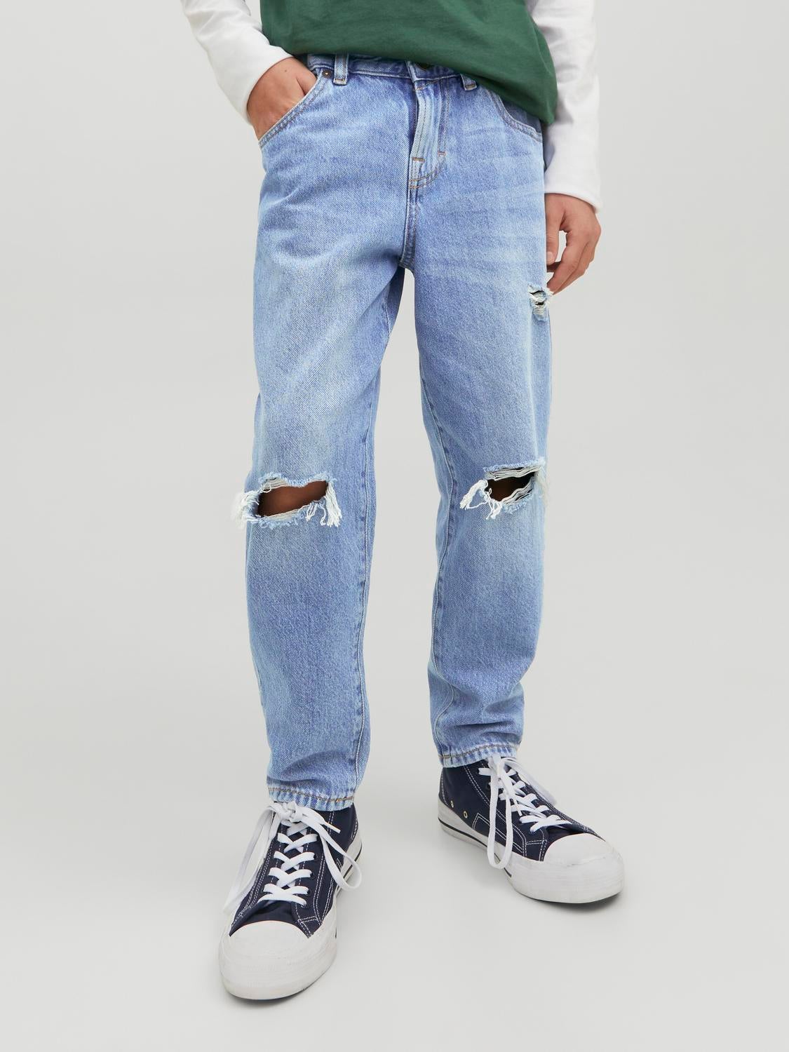 Jjifrank Jjleen Mf 156 Sn Tapered Fit Jeans Für Jungs