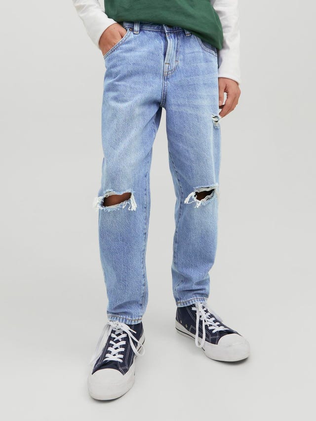 Jack & Jones JJIFRANK JJLEEN MF 156 SN Tapered fit jeans Voor jongens - 12229495