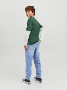 Jack & Jones JJIFRANK JJLEEN MF 156 SN Tapered fit jeans For boys -Blue Denim - 12229495